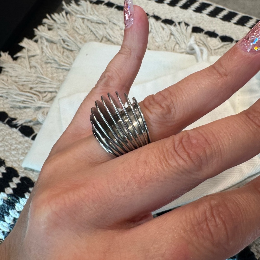 Swatch ring size 7 modern ring.